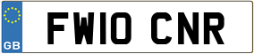 Truck License Plate